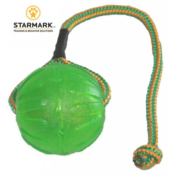 Toby Lex Starmark Chew ball 7cm na uzici
