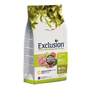 Exclusion Mediterraneo Monoprotein Adult Piletina Medium 3kg