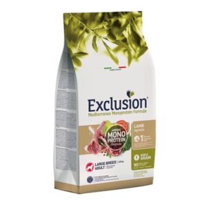Exclusion Mediterraneo Adult Lamb Large Breed 12kg