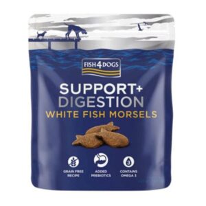 Fish4Dogs Support+ Digestion – White Fish Morsels