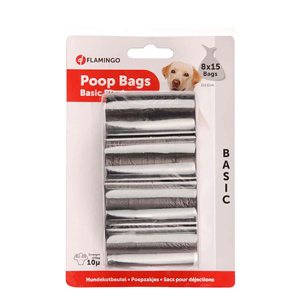 Toby Lex Flamingo Vrećice za skupljanje izmeta 8x15vrećica