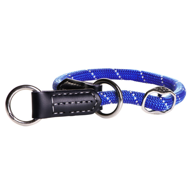 Toby Lex Rogz Ogrlica za pse Rope L 12 mm PLAVA