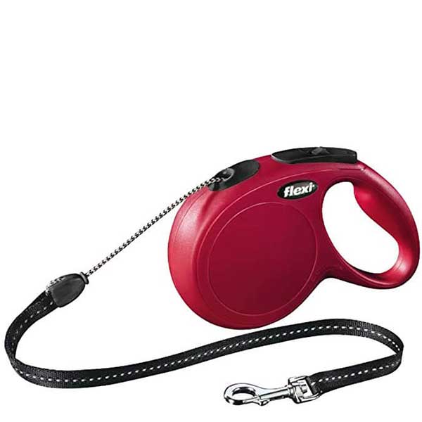 Toby Lex Flexi New Classic S CRVENA špaga 5m - automatska vodilica za pse do 12kg