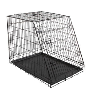 Sklopivi metalni kavez za pse 107x74x85 cm