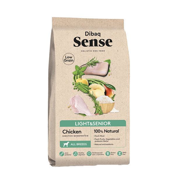 Toby Lex Dibaq SENSE Light&Senior Low Grain Piletina 2kg