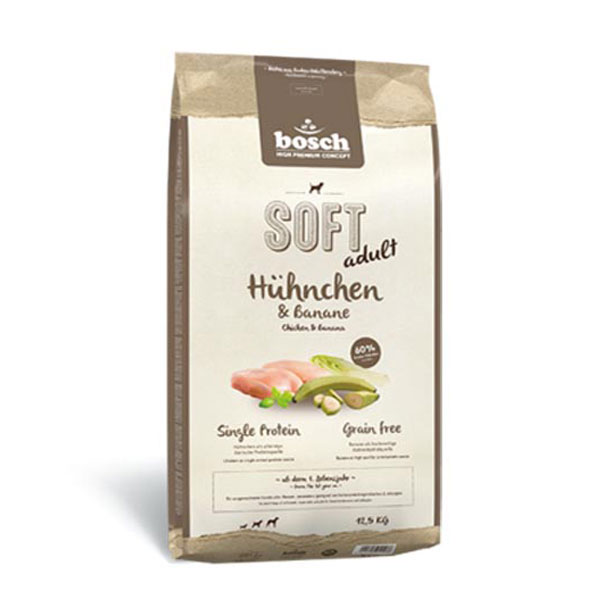 Toby Lex Bosch HPC Soft Adult piletina i banana 12,5 kg
