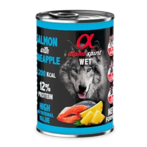 Alpha Spirit losos i ananas konz 400g