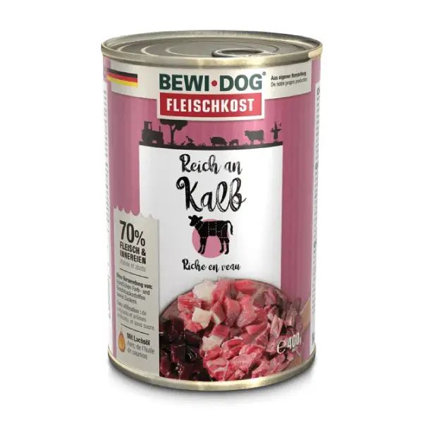 Toby Lex Bewi Dog teletina za pse konz. 6x400g