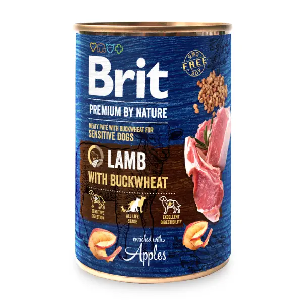 Toby Lex Brit Premium Janjetina s Heljdom konz. 400g