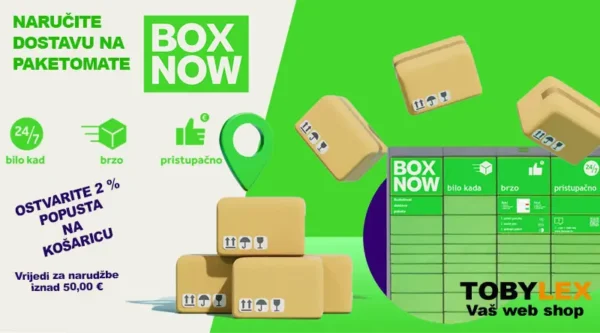 Nova pogodnost na Tobylex web shopu! 🎉