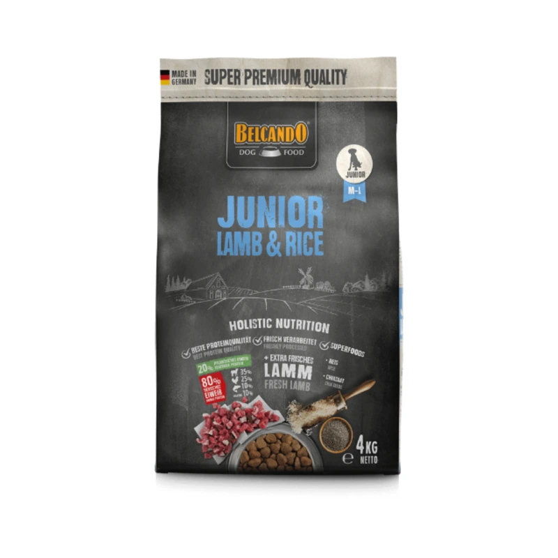 Toby Lex Belcando Junior Janjetina i Riža 4 kg