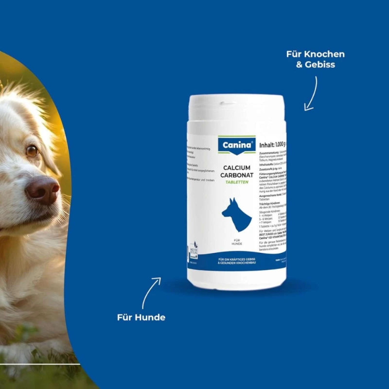 Canina Calcium Carbonatum tbl. 350 g Canina Calcium Carbonatum tbl.