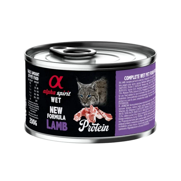 Toby Lex Alpha Spirit Janjetina mokra hrana za odrasle mačke 6x200g