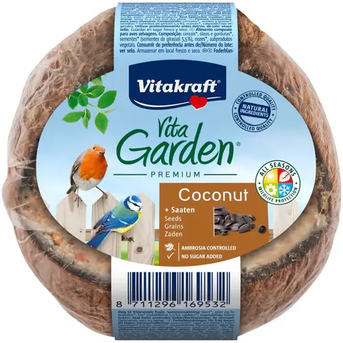 Toby Lex VITAKRAFT Vita Garden Kokos s lojnom pogačom za vanjske ptice 360 g
