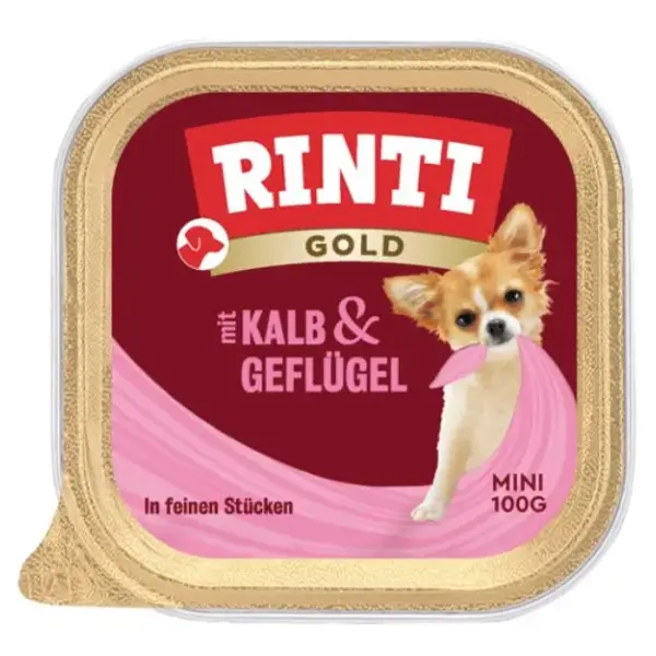 Toby Lex Rinti GOLD Mini Teletina i Perad 8x100 g