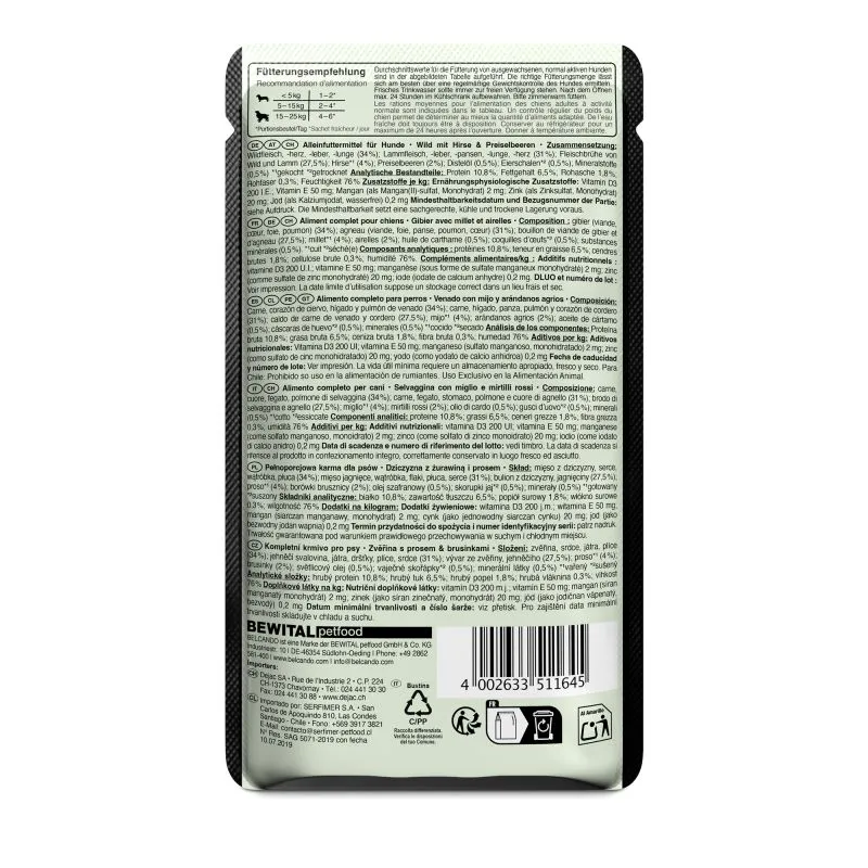 Belcando Finest Selection Divljač 6x125 g Belcando Finest Selection Divljač 6x125 g