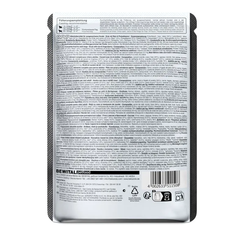Belcando Finest Selection Patka 6x125 g Belcando Finest Selection Patka 6x125 g