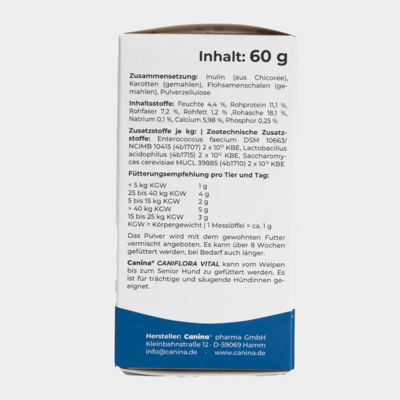 Canina Caniflora Vital za pse 60 g Canina Caniflora Vital za pse