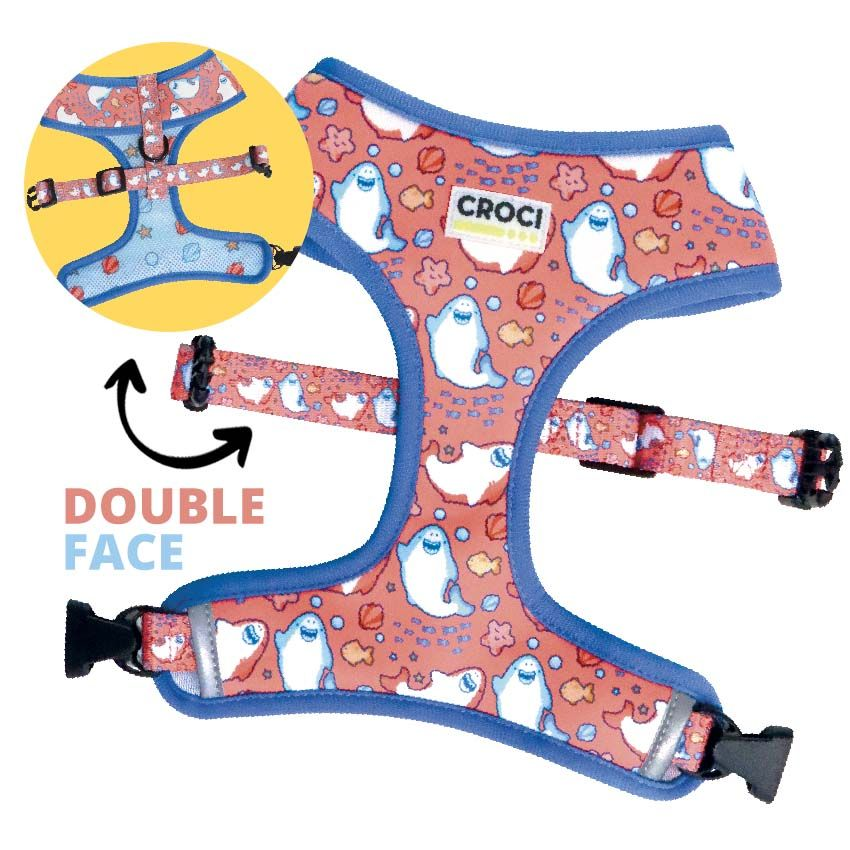 Toby Lex Croci oprsnica Funny Sharks L 48-75cm
