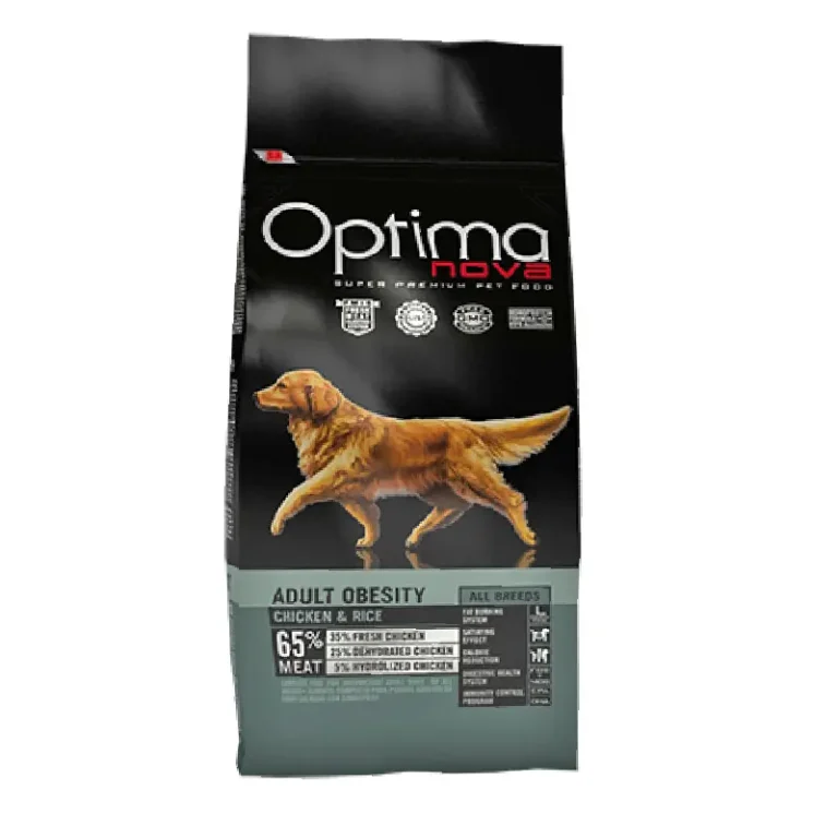 Toby Lex Optimanova Dog Adult All Breeds Obesity 2kg