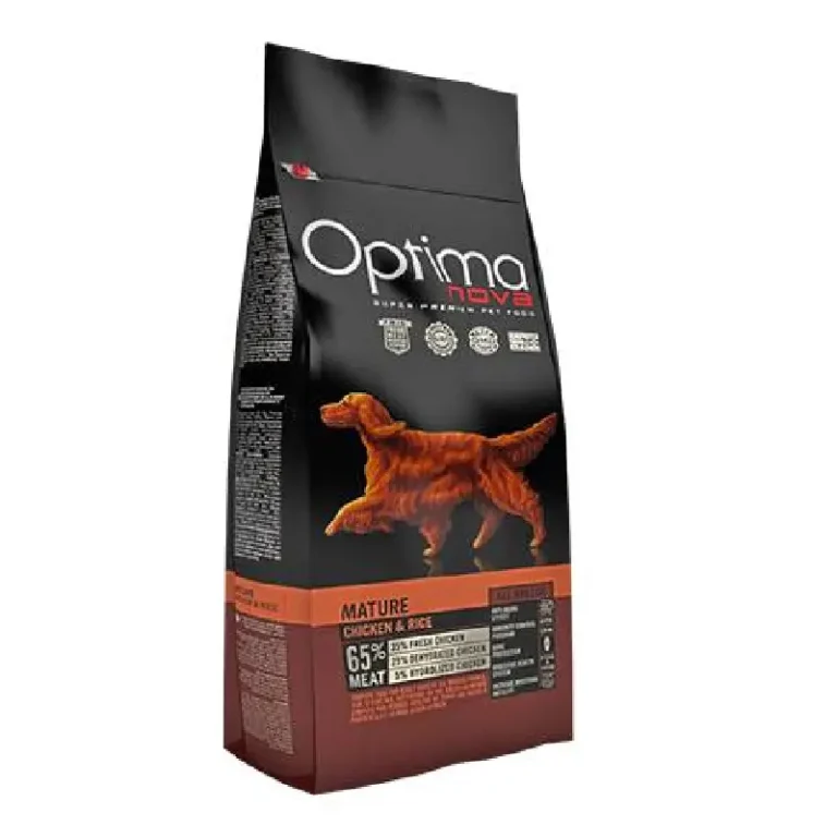 Toby Lex Optimanova Dog Adult Medium Mature piletina i riža 2 kg
