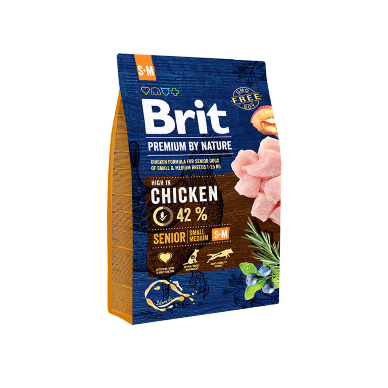 Toby Lex Brit Premium Senior Small/Medium piletina 3 kg