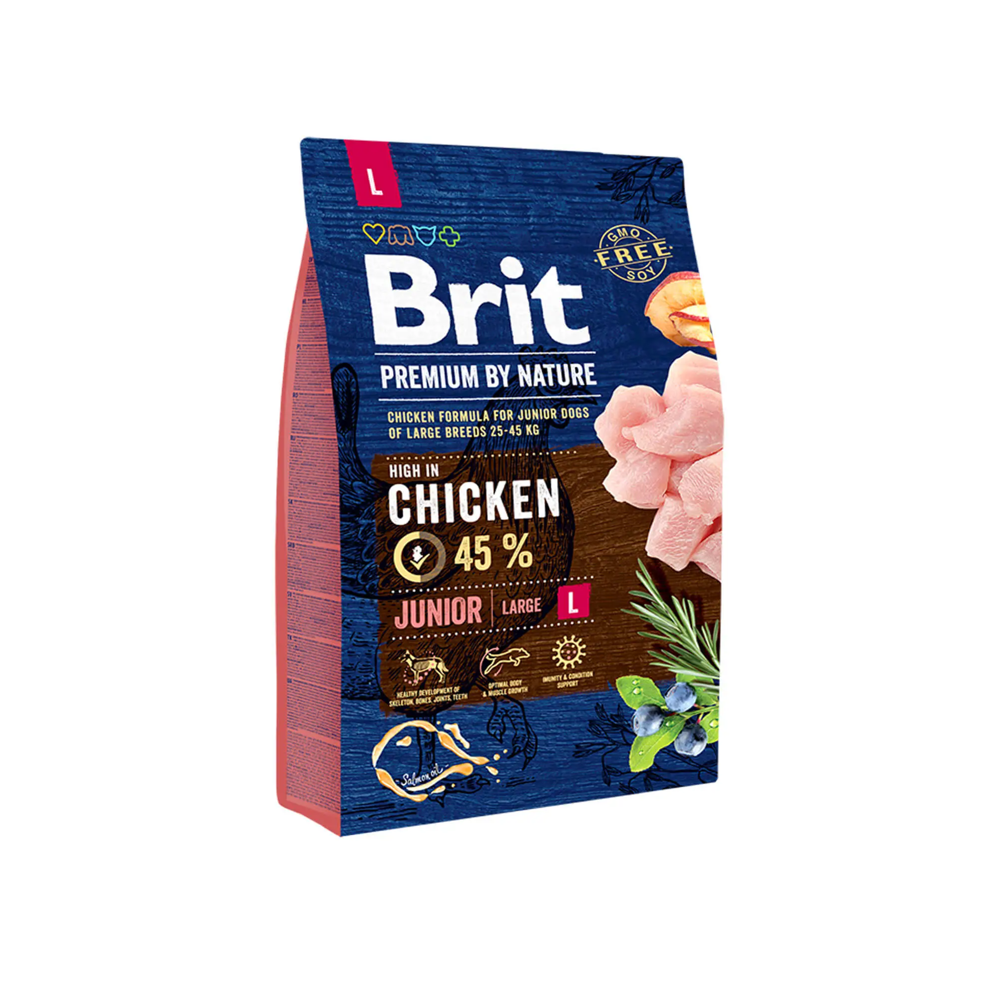 Toby Lex Brit Premium Junior Large piletina 3 kg