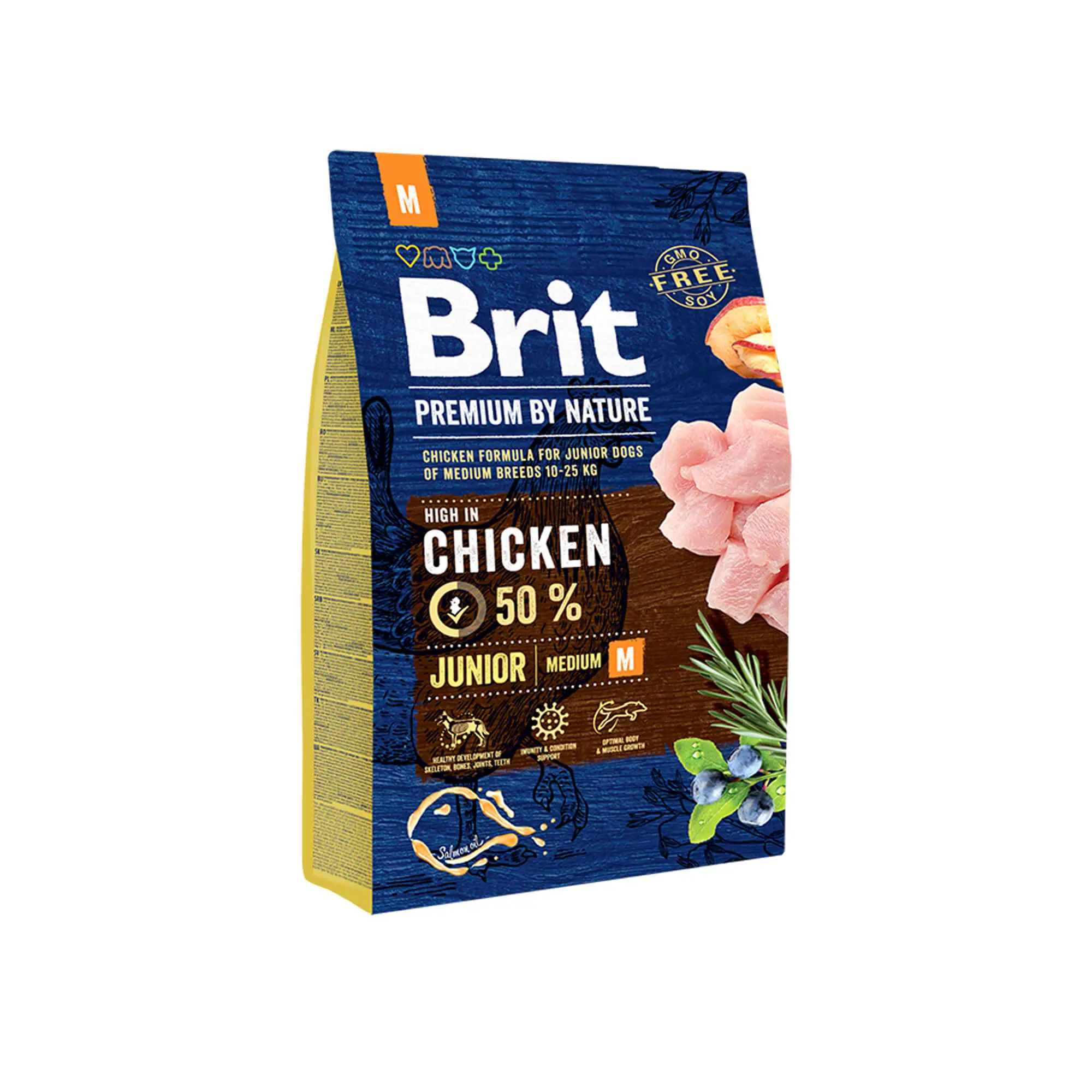 Toby Lex Brit Premium Junior Medium piletina 3 kg