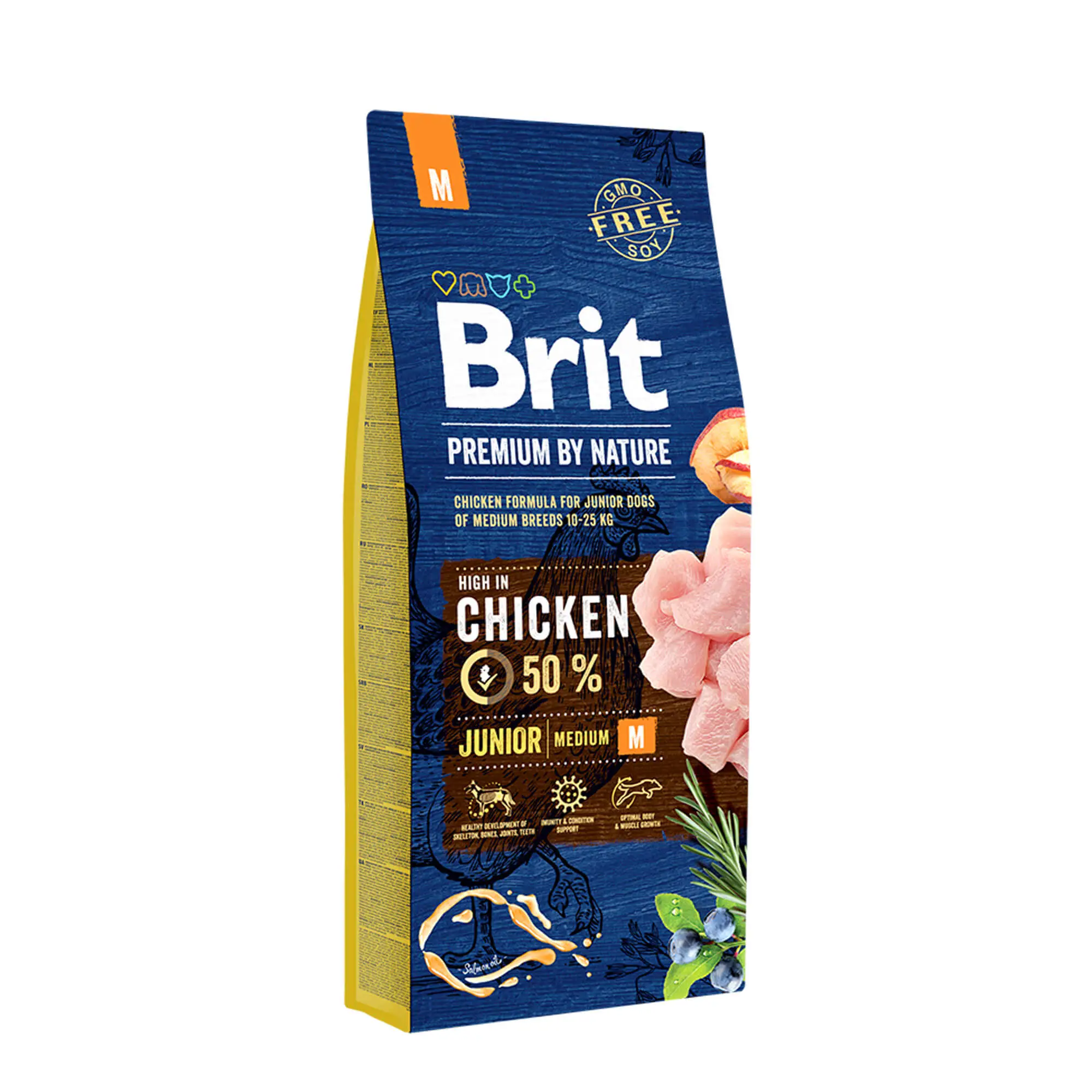 Toby Lex Brit Premium Junior Medium piletina 15 kg