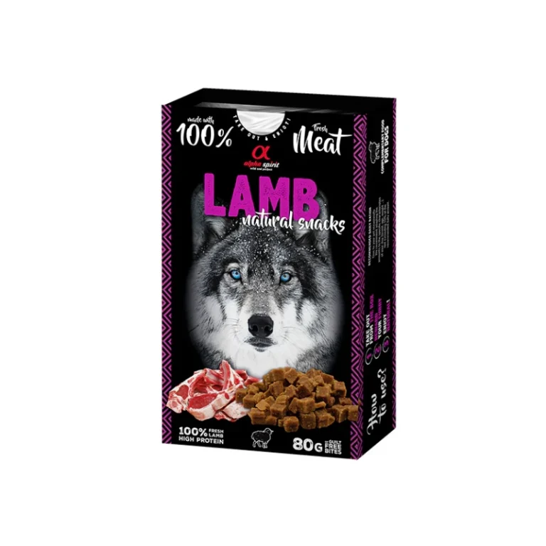 Toby Lex Alpha Spirit Natural Snack Janjetina za pse 80g