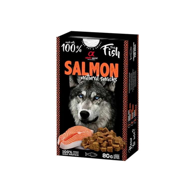 Toby Lex Alpha Spirit Natural Snack Losos za pse 80g