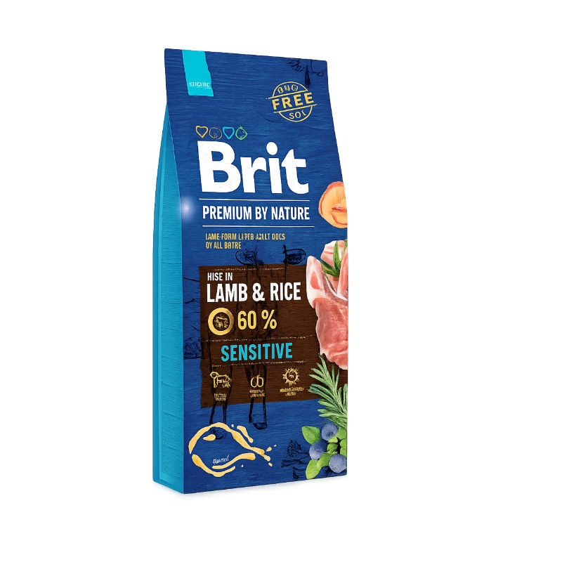 Toby Lex Brit Premium Sensitive janjetina 15kg