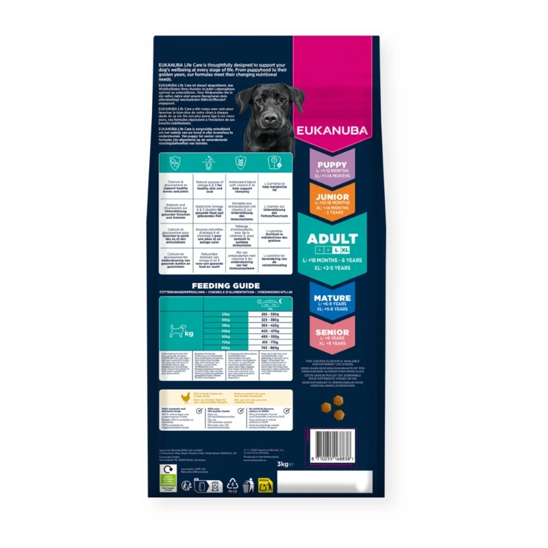 Eukanuba Adult Large Breed Fresh Piletina 3 kg Eukanuba Adult Large Breed Fresh Piletina