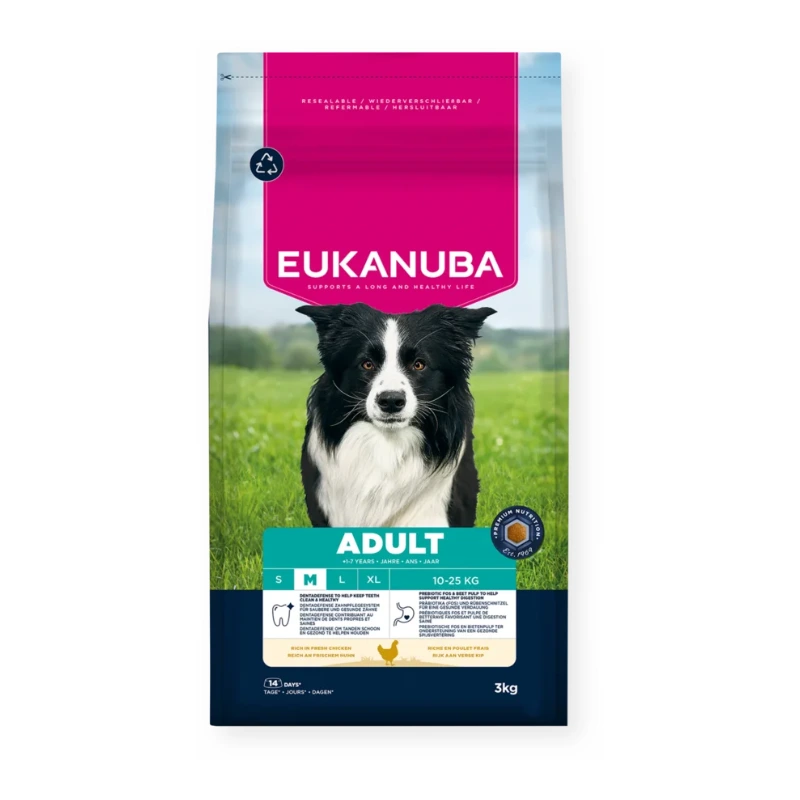Toby Lex Eukanuba Adult Medium Breed Fresh Piletina 3 kg