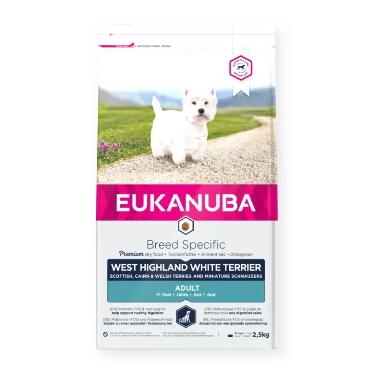 Toby Lex Eukanuba Breed Specific West Highland Terrier Adult 2,5 kg