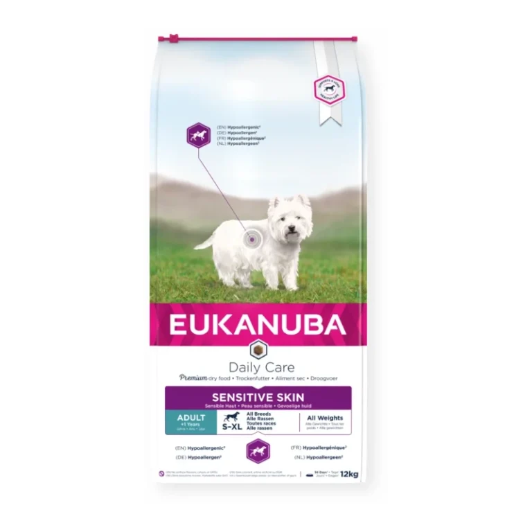 Toby Lex Eukanuba Daily Care Sensitive Skin Adult All Breed 12kg