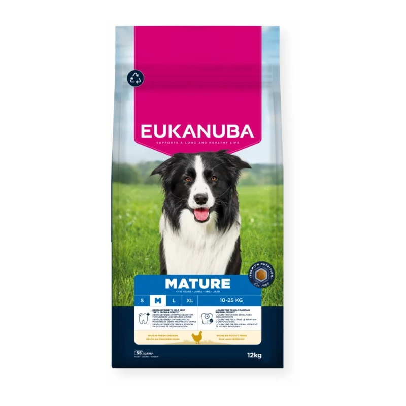 Eukanuba Mature Medium Breed Fresh Piletina 12 kg
