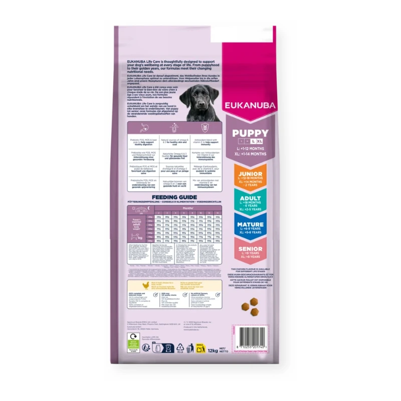 Eukanuba Puppy Large Breed Fresh Piletina 12 kg Eukanuba Puppy Large Breed Fresh Piletina