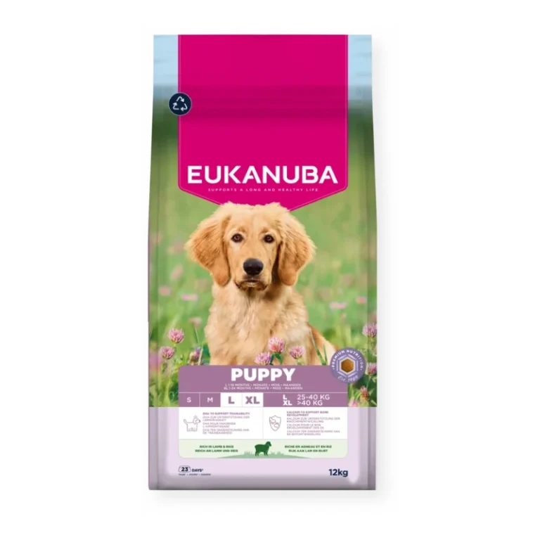 Toby Lex Eukanuba Puppy Large Breed Janjetina & Riža 12 kg