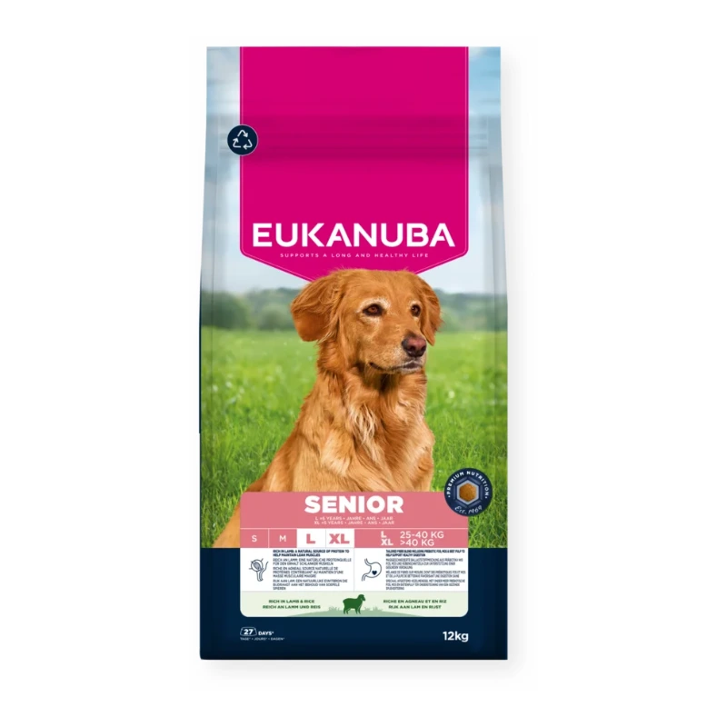 Toby Lex Eukanuba Senior Large Breed Janjetina & Riža 12 kg