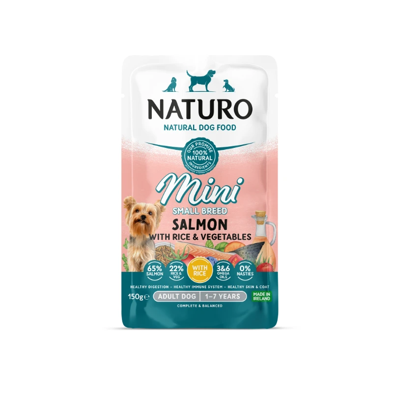 Toby Lex Naturo Adult Mini Losos i povrće 150g