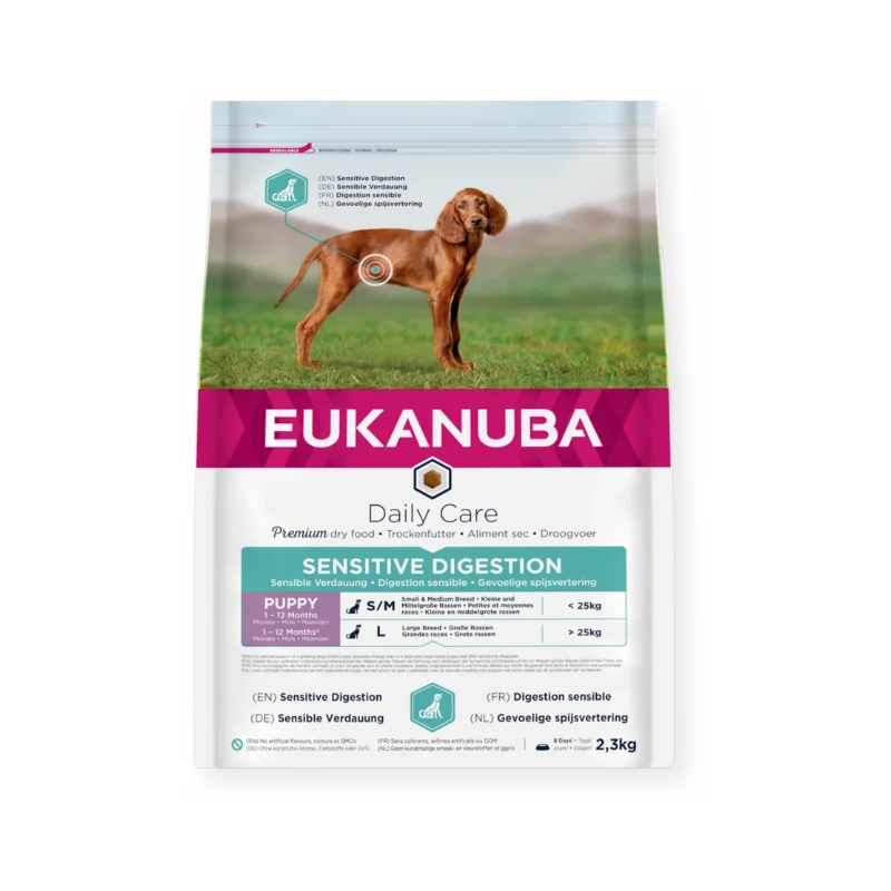 Eukanuba Daily Care Sensitive Digestion Puppy All Breed 2,3kg