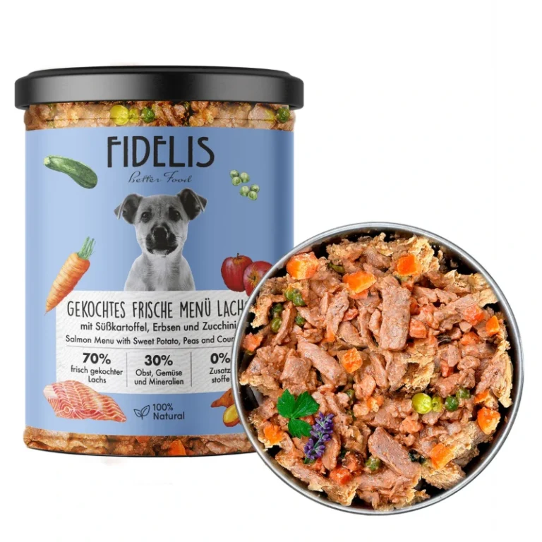 Toby Lex Fidelis kuhani meni s lososom 6x400g