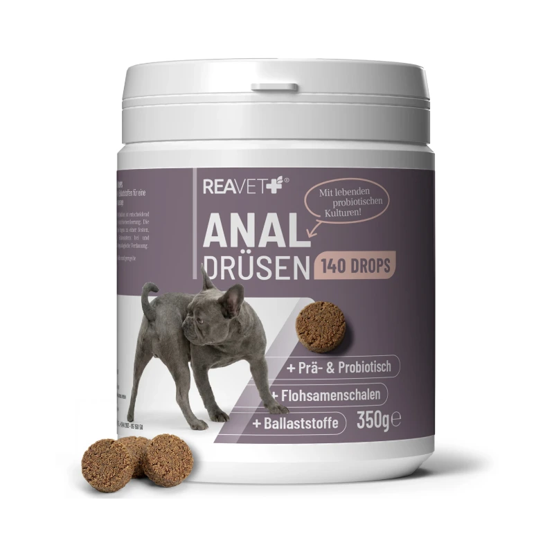 REAVET Dropsi za analne žlijezde za pse 350 g (140 kom)