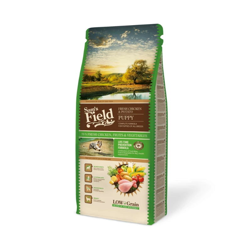 Sams Field Puppy piletina i krumpir 13kg