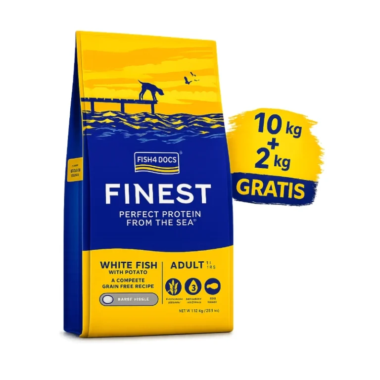 Toby Lex Fish4Dogs Finest White Fish Adult Large 10kg+2kg GRATIS