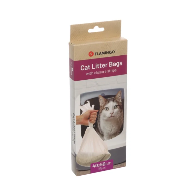 Toby Lex Flamingo Cat Litter Bags Maxi White 10 kom
