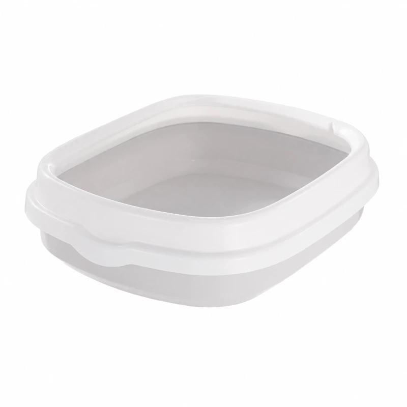Otvoreni WC za mačke sivi L