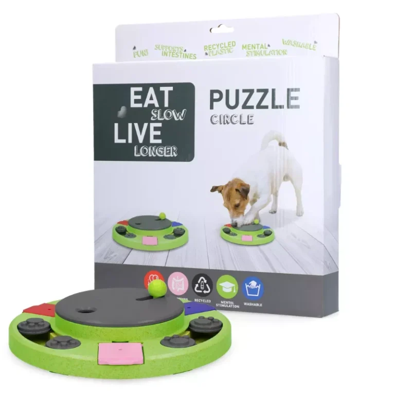 Toby Lex Eat Slow Live Longer Puzzle Circle interaktivna igračka za pse