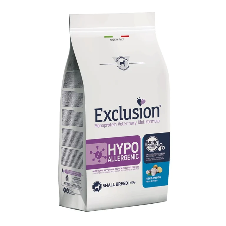 Toby Lex Exclusion Monoprotein VD hipoalergena riba i krumpir za pse malih pasmina 2kg